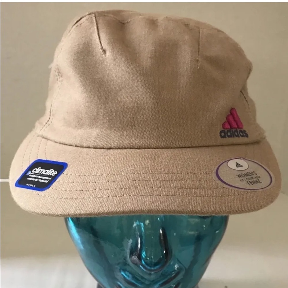 New Adidas Climalite Moisture Brown  Women Cap Baseball Cotton  Adjustable